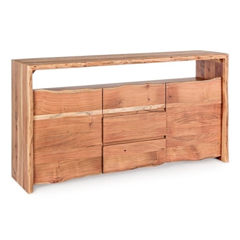 Credenza 2 ante 3 cassetti in legno Eneas Bizzotto